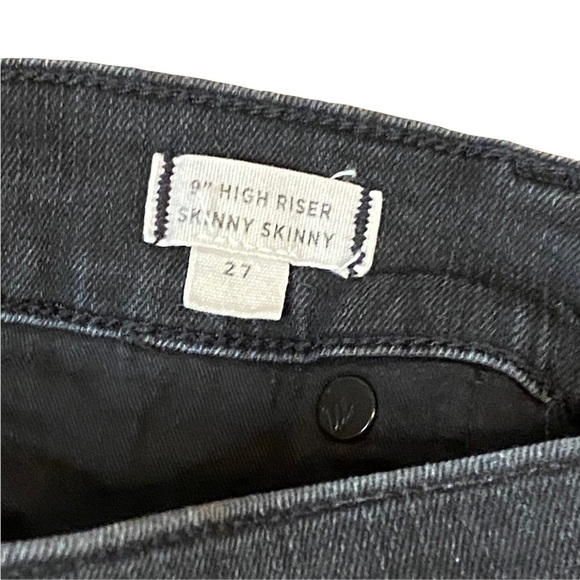 Madewell High Riser Skinny Skinny Jeans in Black Size 27 - Picture 4 of 8